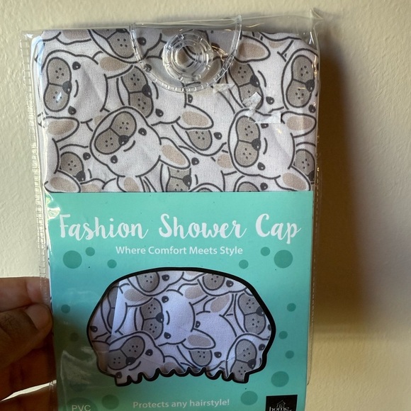 Fashion Shower Cap with Dog Print - Picture 3 of 3